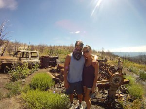 My stepdaughter Emily and her boyfriend Taylor.  